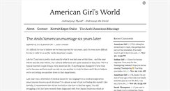 Desktop Screenshot of americangirlsworld.com